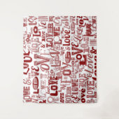 Love 6 wandteppich (Vorderseite)