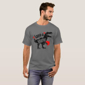 Love A Saurus Rex Dinosaur Funny 2022 Valentines D T-Shirt (Vorne ganz)