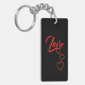 Love Acrylic Keychain Schlüsselanhänger (Vorderseite links)