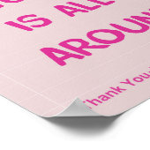 Love Actually Is All Around Guest Check Poster (Ecke)