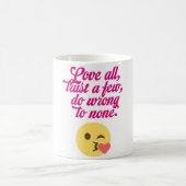 Love all trust a few do wrong to none kaffeetasse (Mittel)