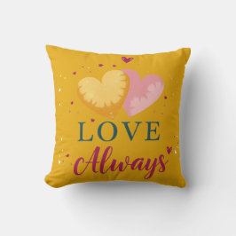 Love Always Heart Pillow Kissen