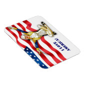 Love America. Retro Pin-up Magnet (Rechte Seite)