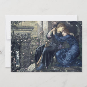 Love Among The Ruins von Burn-Jones (1873) Feiertagskarte