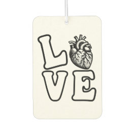 LOVE Anatomical Human Heart Air Freshener Autolufterfrischer