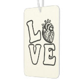 LOVE Anatomical Human Heart Air Freshener Autolufterfrischer (Links)