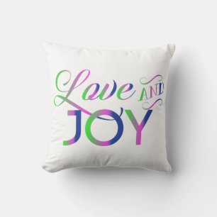 Love And Joy Colorful Kissen