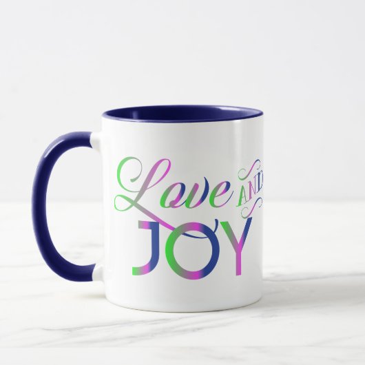 Love And Joy Colorful Tasse (Links)