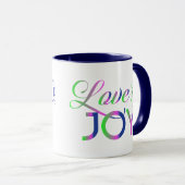Love And Joy Colorful Tasse (VorderseiteRechts)