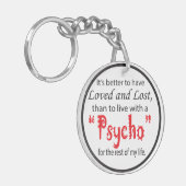 Love and Lost | Scheidung Schlüsselanhänger (Vorderseite links)