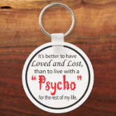 Love and Lost | Schlüsselanhänger Scheidung (Rückseite)