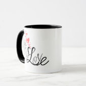 Love and Monument Personalized Mug Tasse (Vorderseite Links)