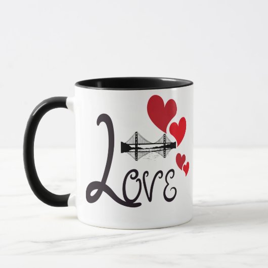 Love and Monument Personalized Mug Tasse (Links)