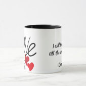 Love and Monument Personalized Mug Tasse (Zentrum)