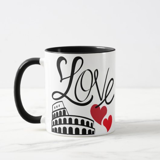 Love and Monument Personalized Mug Tasse (Links)