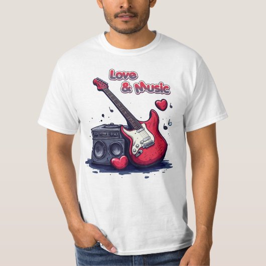 Love and Music T-Shirt (Vorderseite)