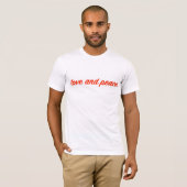love and peace T-Shirt (Vorne ganz)