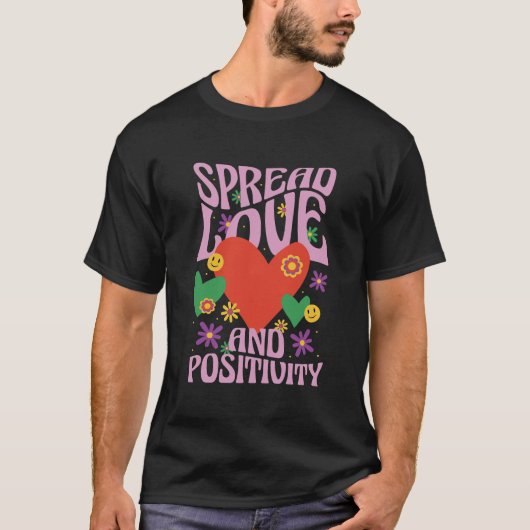 love and positivity T-Shirt (Vorderseite)