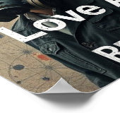 LOVE AND RESISTANCE Kafka Romantics Modern Graphic Poster (Ecke)