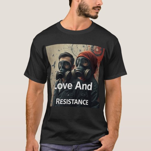 LOVE AND RESISTANCE Kafka Romantics Modern Graphic T-Shirt (Vorderseite)