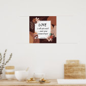 Love And Your Cosmetologist Boho Style Poster (Küche)