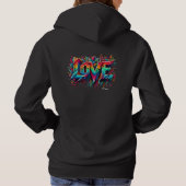 LOVE Angestelle Designs Hoodie (Rückseite)