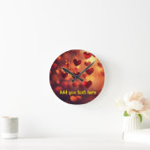 "Love Around the Clock" – Anpassbare Wanduhr (Zuhause)