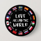 Love Around the World Languages  Button (Vorderseite)