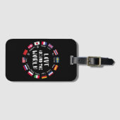 Love Around the World Languages  Gepäckanhänger (Vorderseite (Horizontal))