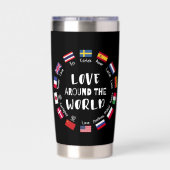 Love Around the World Languages  Thermobecher (Rückseite)