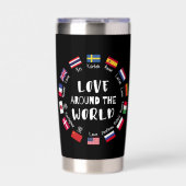 Love Around the World Languages  Thermobecher (Vorderseite)