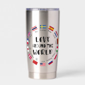 Love Around the World Languages  Thermobecher (Rückseite)