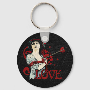 Love Arrow in the Heart Schlüsselanhänger
