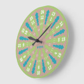 LOVE ART KLOCK TWENTY FOUR/TWELVE BY MASANSER GROßE WANDUHR (Winkel)