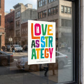 Love As Strategy - Typography Print | Wall Art Poster