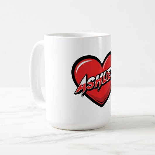 Love Ashley Kaffeetasse (Vorderseite Links)