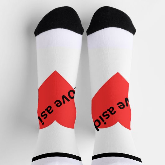 Love aside socken (Oben)