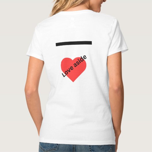 Love aside T-Shirt (Rückseite)