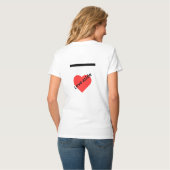Love aside T-Shirt (Rückseite Vollansicht)