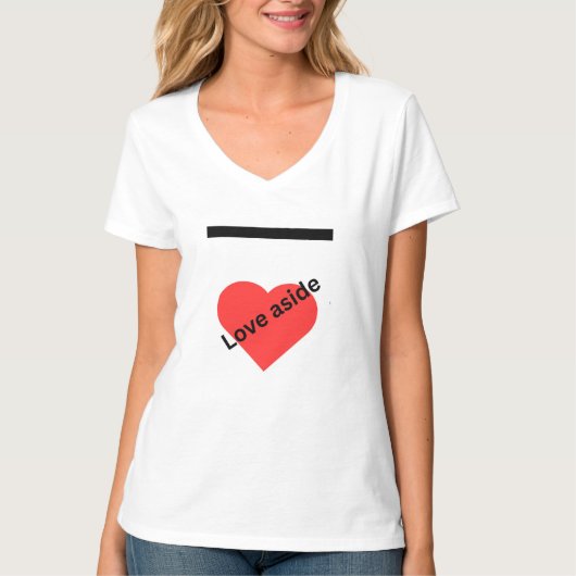 Love aside T-Shirt (Vorderseite)