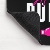 Love At First Punch Girl Kickboxing Cardio Workout Mousepad (Ecke)