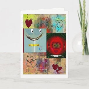 "Love at First Sight" 5 x 7 Blank Card Feiertagskarte