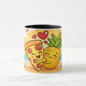 Love at First Slice - Pizza Meets Pineapple Tasse (Zentrum)