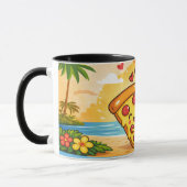 Love at First Slice - Pizza Meets Pineapple Tasse (Links)