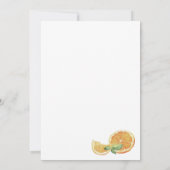 Love At First Spritz Bridal Shower Einladung (Rückseite)