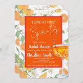 Love at First Spritz Bridal Shower Invitation Einladung (Vorne/Hinten)