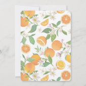 Love at First Spritz Bridal Shower Invitation Einladung (Rückseite)