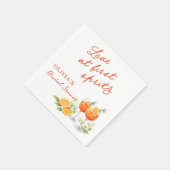 Love At First Spritz Bridal Shower Serviette (Ecke)