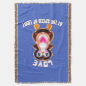 Love at the Speed of Light Penguin Gift Decke (Vorderseite Vertikal)