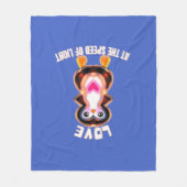 Love at the Speed of Light Penguin Gift Fleecedecke (Vorderseite)